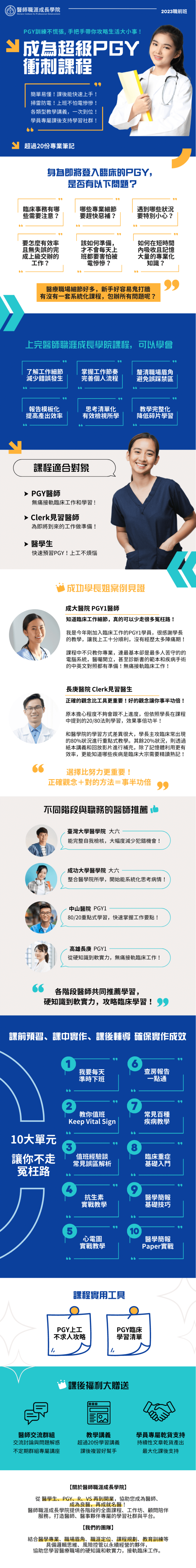 成為超級 PGY 學程 - 醫師職涯成長學院